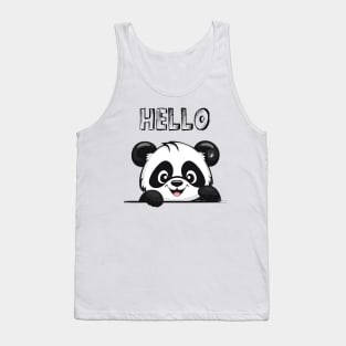 Hello Panda Gear Tank Top